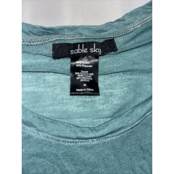 Sable Sky Shirts Sheer Short Sleeves Boho Jeep Light, Weight, Cats Sleeve A - Picture 3 of 4